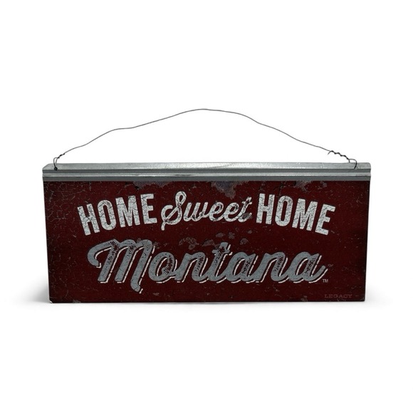 The Unbranded Brand Other - HOME SWEET HOME MONTANA METAL SIGN USA MADE